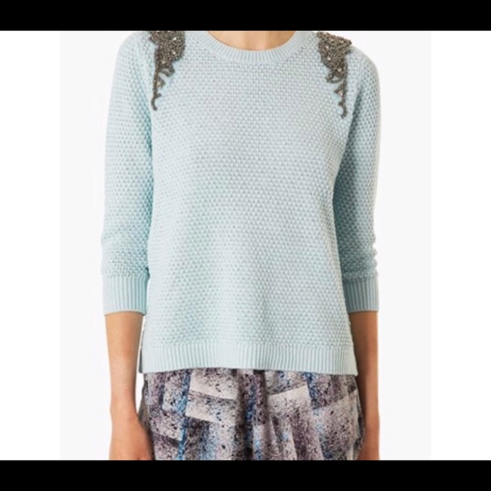 Topshop Light Blue Sweater